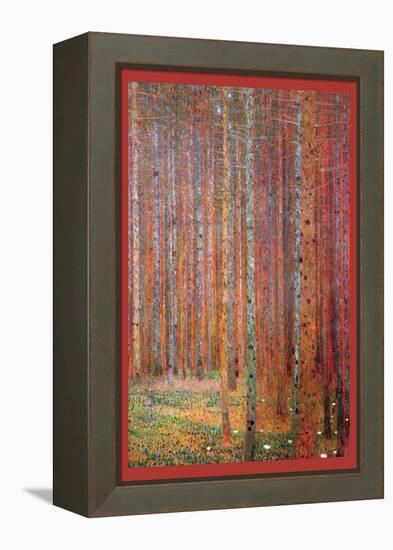 Tannenwald-Gustav Klimt-Framed Stretched Canvas