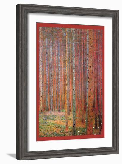 Tannenwald-Gustav Klimt-Framed Art Print