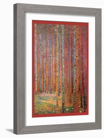 Tannenwald-Gustav Klimt-Framed Art Print