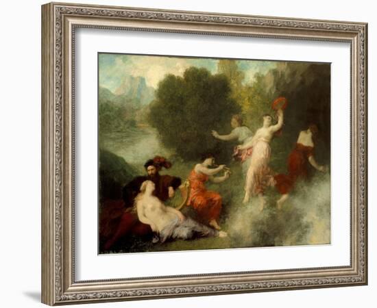 Tannhäuser on the Venusberg, 1864-Ignace Henri Jean Fantin-Latour-Framed Giclee Print