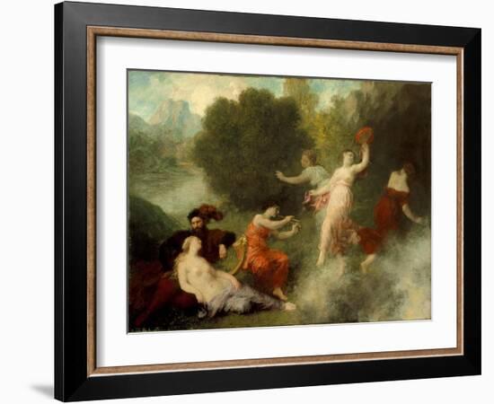 Tannhäuser on the Venusberg, 1864-Ignace Henri Jean Fantin-Latour-Framed Giclee Print