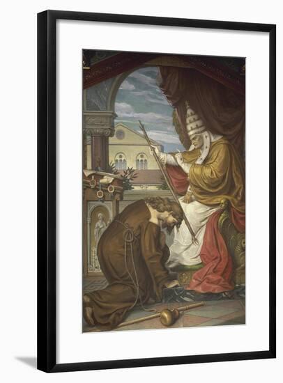 Tannhauser Confesses His Sins to Pope Urban IV, from the Tannhauser Saga-null-Framed Giclee Print