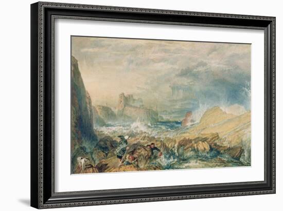 Tantallon Castle, 1821-J. M. W. Turner-Framed Giclee Print