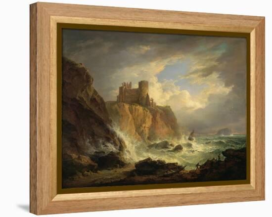 Tantallon Castle with the Bass Rock, C.1816-Alexander Nasmyth-Framed Premier Image Canvas