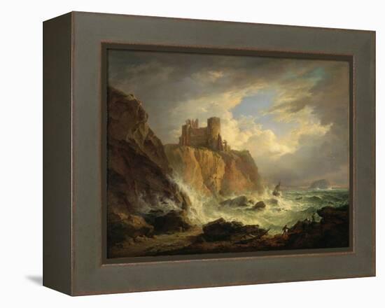 Tantallon Castle with the Bass Rock, C.1816-Alexander Nasmyth-Framed Premier Image Canvas