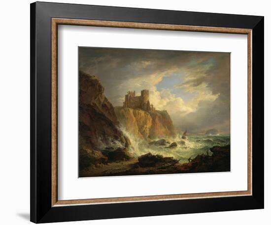 Tantallon Castle with the Bass Rock, C.1816-Alexander Nasmyth-Framed Giclee Print