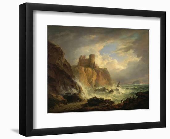 Tantallon Castle with the Bass Rock, C.1816-Alexander Nasmyth-Framed Giclee Print