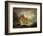 Tantallon Castle with the Bass Rock, C.1816-Alexander Nasmyth-Framed Giclee Print