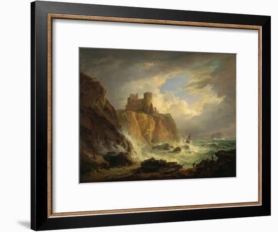 Tantallon Castle with the Bass Rock, C.1816-Alexander Nasmyth-Framed Giclee Print