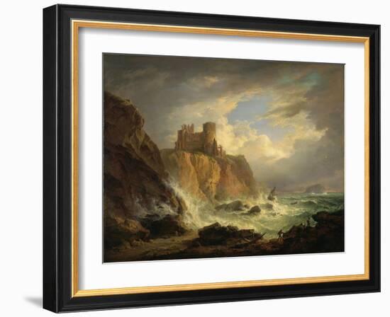 Tantallon Castle with the Bass Rock, C.1816-Alexander Nasmyth-Framed Giclee Print