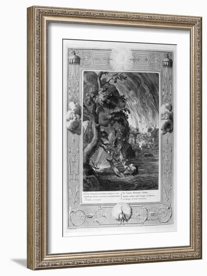 Tantalus Torment, 1733-Bernard Picart-Framed Giclee Print