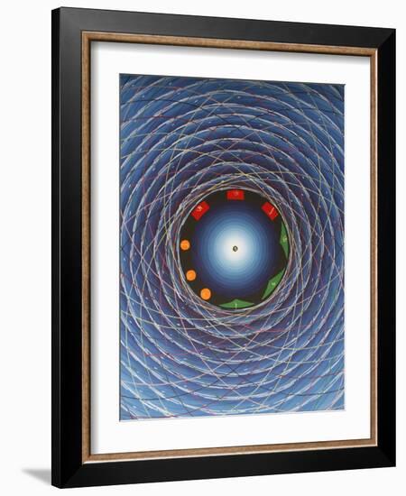 Tantric Cosmic Eye, Kathmandu, Nepal, Asia-Godong-Framed Photographic Print