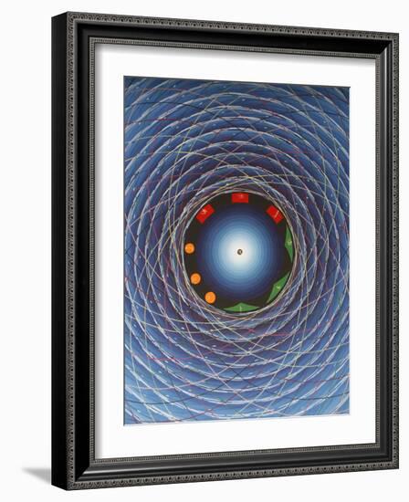 Tantric Cosmic Eye, Kathmandu, Nepal, Asia-Godong-Framed Photographic Print