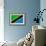 Tanzania Flag Design with Wood Patterning - Flags of the World Series-Philippe Hugonnard-Framed Premium Giclee Print displayed on a wall