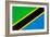 Tanzania Flag Design with Wood Patterning - Flags of the World Series-Philippe Hugonnard-Framed Premium Giclee Print