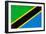 Tanzania Flag Design with Wood Patterning - Flags of the World Series-Philippe Hugonnard-Framed Premium Giclee Print