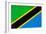 Tanzania Flag Design with Wood Patterning - Flags of the World Series-Philippe Hugonnard-Framed Premium Giclee Print