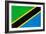 Tanzania Flag Design with Wood Patterning - Flags of the World Series-Philippe Hugonnard-Framed Premium Giclee Print