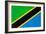 Tanzania Flag Design with Wood Patterning - Flags of the World Series-Philippe Hugonnard-Framed Premium Giclee Print