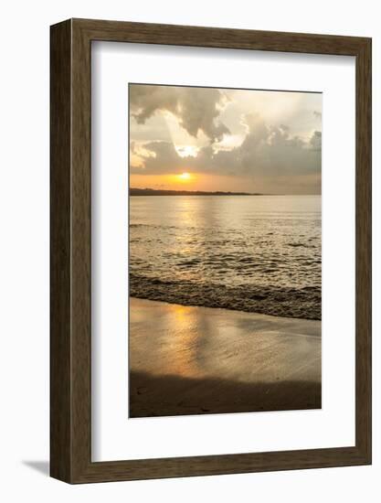 Tanzania. Lake Victoria beach sunset at Tembo Beach.-Alison Jones-Framed Photographic Print