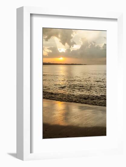 Tanzania. Lake Victoria beach sunset at Tembo Beach.-Alison Jones-Framed Photographic Print