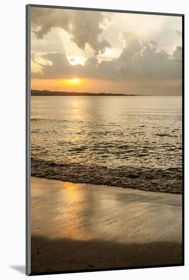 Tanzania. Lake Victoria beach sunset at Tembo Beach.-Alison Jones-Mounted Photographic Print