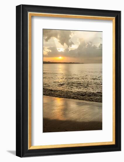 Tanzania. Lake Victoria beach sunset at Tembo Beach.-Alison Jones-Framed Photographic Print