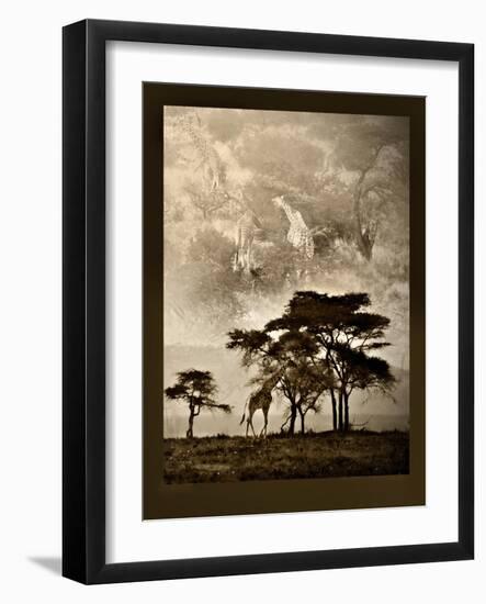 Tanzanian Landscape-Bobbie Goodrich-Framed Art Print