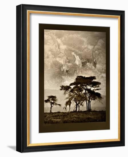 Tanzanian Landscape-Bobbie Goodrich-Framed Art Print