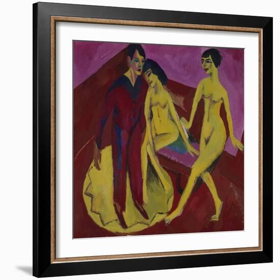 Tanzschule, 1914-Ernst Ludwig Kirchner-Framed Giclee Print