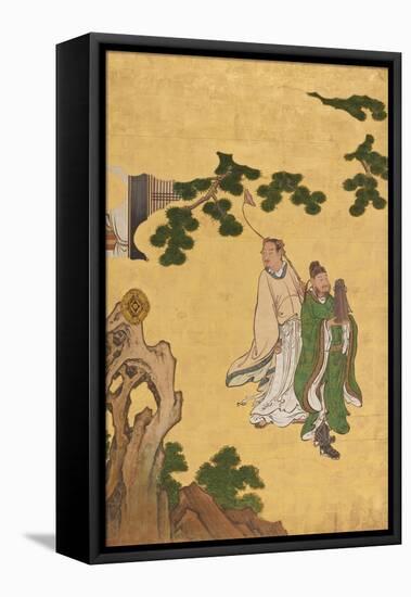 Taoist Immortals, C.1647-Kano Sansetsu-Framed Premier Image Canvas