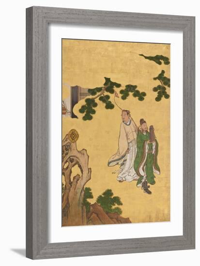 Taoist Immortals, C.1647-Kano Sansetsu-Framed Giclee Print