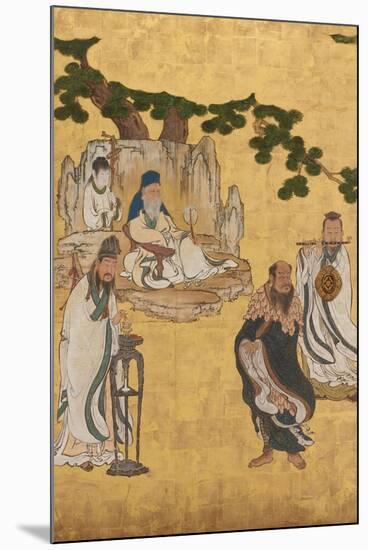 Taoist Immortals, C.1647-Kano Sansetsu-Mounted Giclee Print