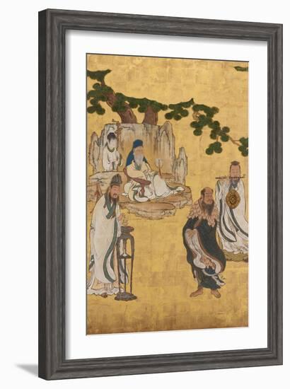 Taoist Immortals, C.1647-Kano Sansetsu-Framed Giclee Print