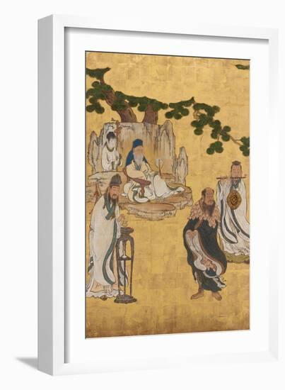 Taoist Immortals, C.1647-Kano Sansetsu-Framed Giclee Print