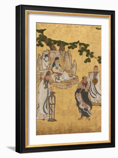 Taoist Immortals, C.1647-Kano Sansetsu-Framed Giclee Print