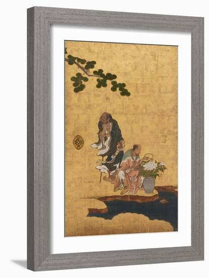 Taoist Immortals, C.1647-Kano Sansetsu-Framed Giclee Print