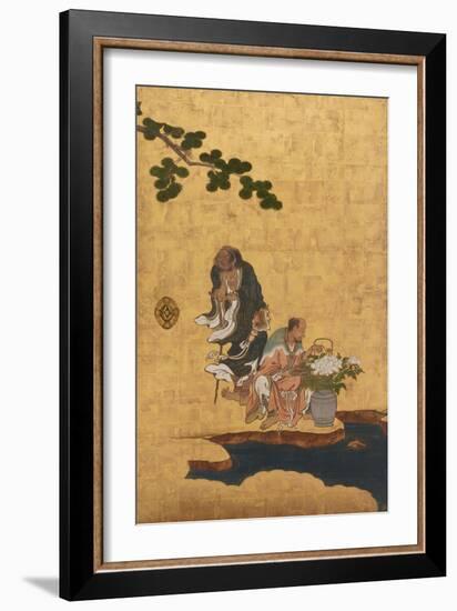 Taoist Immortals, C.1647-Kano Sansetsu-Framed Giclee Print