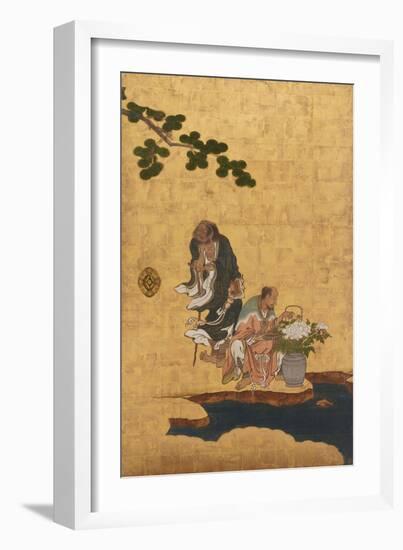 Taoist Immortals, C.1647-Kano Sansetsu-Framed Giclee Print