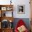 Taoist Monk in Prayer at Temple in Beijing-Dmitri Kessel-Framed Photographic Print displayed on a wall