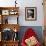 Taoist Monk in Prayer at Temple in Beijing-Dmitri Kessel-Framed Photographic Print displayed on a wall