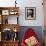 Taoist Monk in Prayer at Temple in Beijing-Dmitri Kessel-Framed Photographic Print displayed on a wall