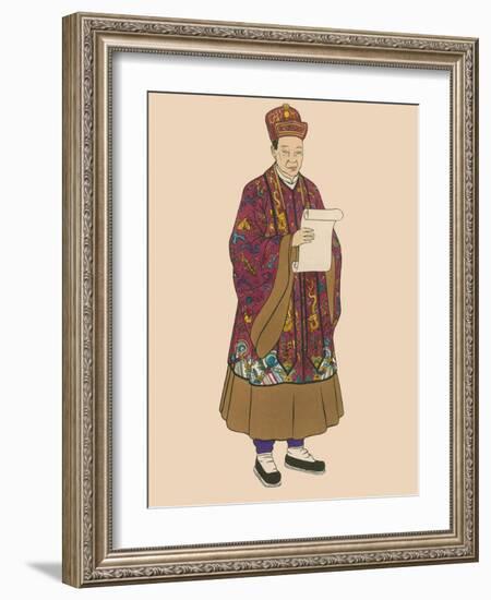 Taoist Priest-Science Source-Framed Giclee Print