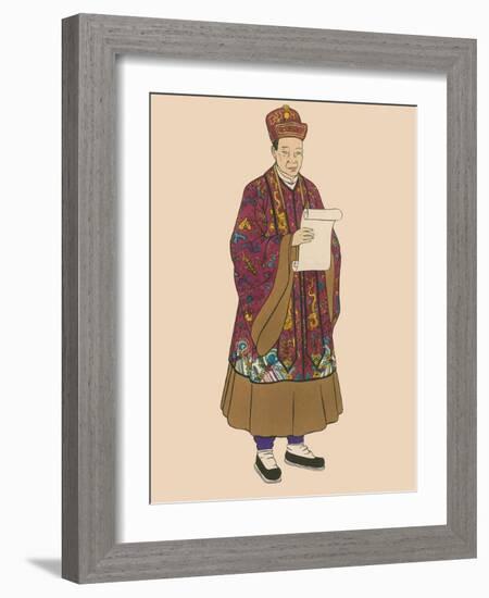 Taoist Priest-Science Source-Framed Giclee Print