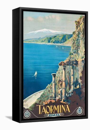 Taormina, 1927-Mario Borgoni-Framed Premier Image Canvas