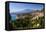 Taormina and Mount Etna Volcano Seen from Teatro Greco (Greek Theatre)-Matthew Williams-Ellis-Framed Premier Image Canvas