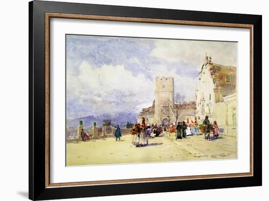 Taormina, Sicily, 1896-Robert Weir Allan-Framed Giclee Print