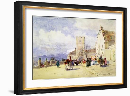 Taormina, Sicily, 1896-Robert Weir Allan-Framed Giclee Print