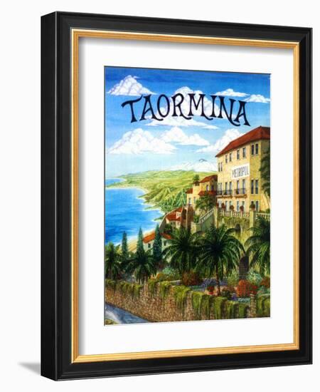 Taormina, Sicily, Italy-Caroline Haliday-Framed Giclee Print