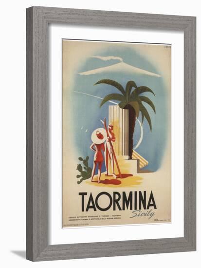 Taormina, Sicily-null-Framed Giclee Print